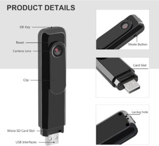 Hd 1080p body camera Mini Digital Vlogging Camera HD 1080P - Image 2